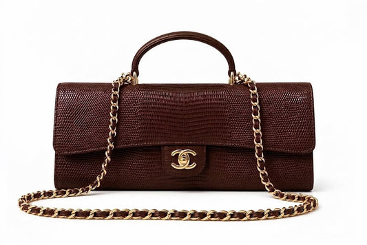 CHNL Lizard-embossed Calfskin