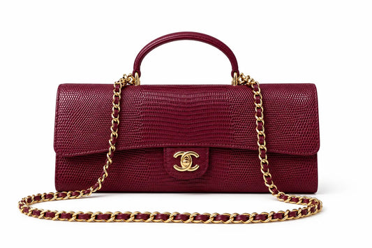 CHNL Lizard-embossed Calfskin