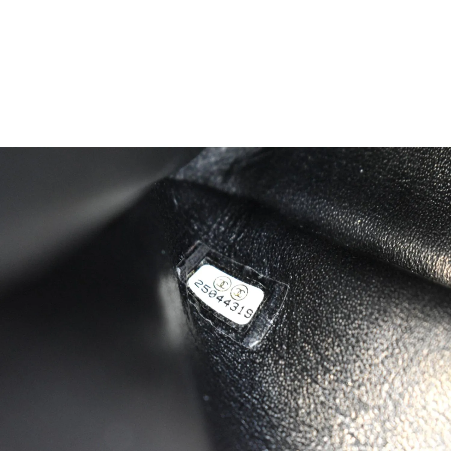 CHANEL Classic Double Flap Caviar Leather Shoulder Bag Black