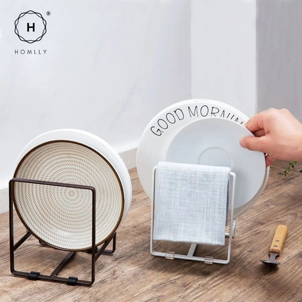 Homlly Kitchen Pot Plate Display Holders Organizer Rack