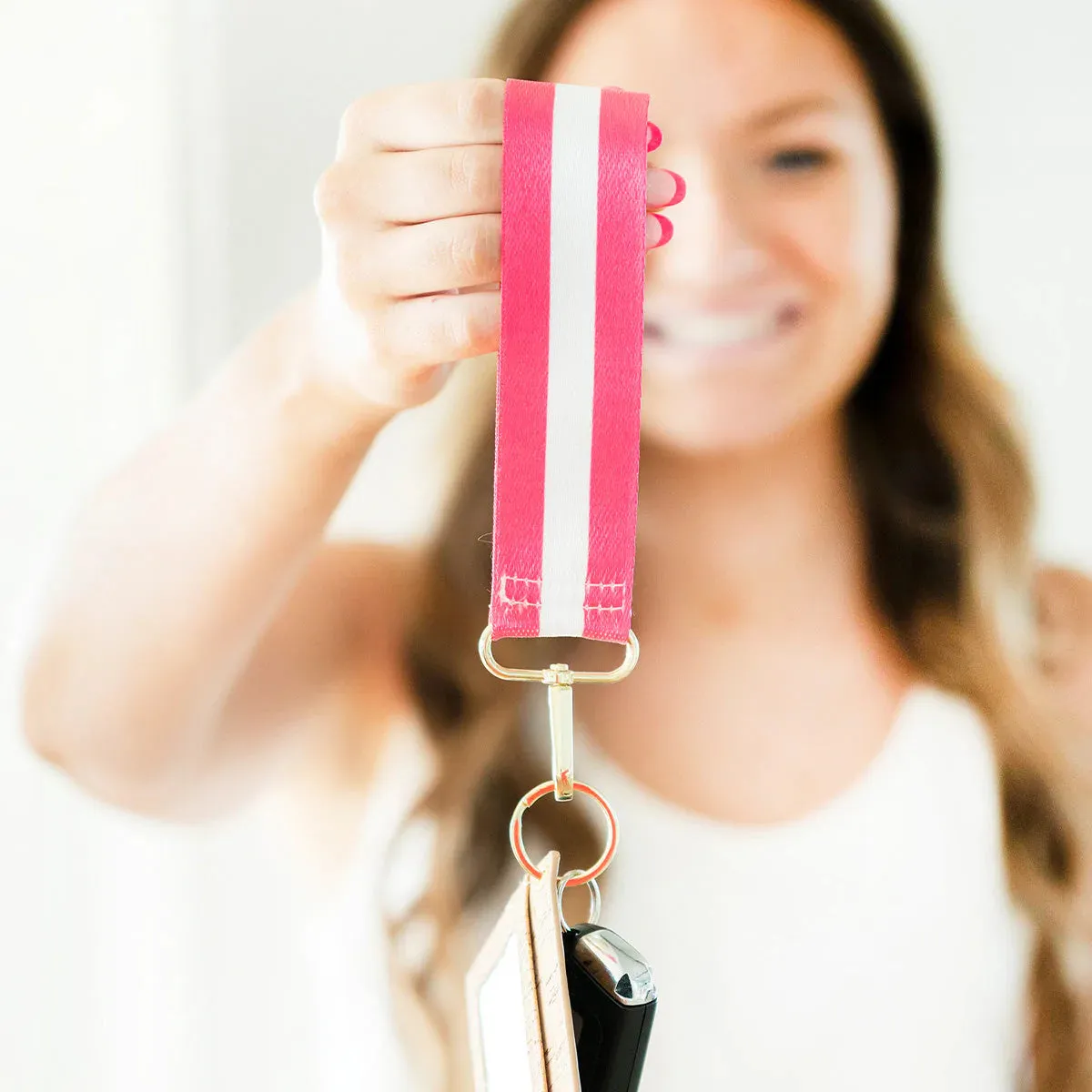 Hot Pink Wristlet Strap