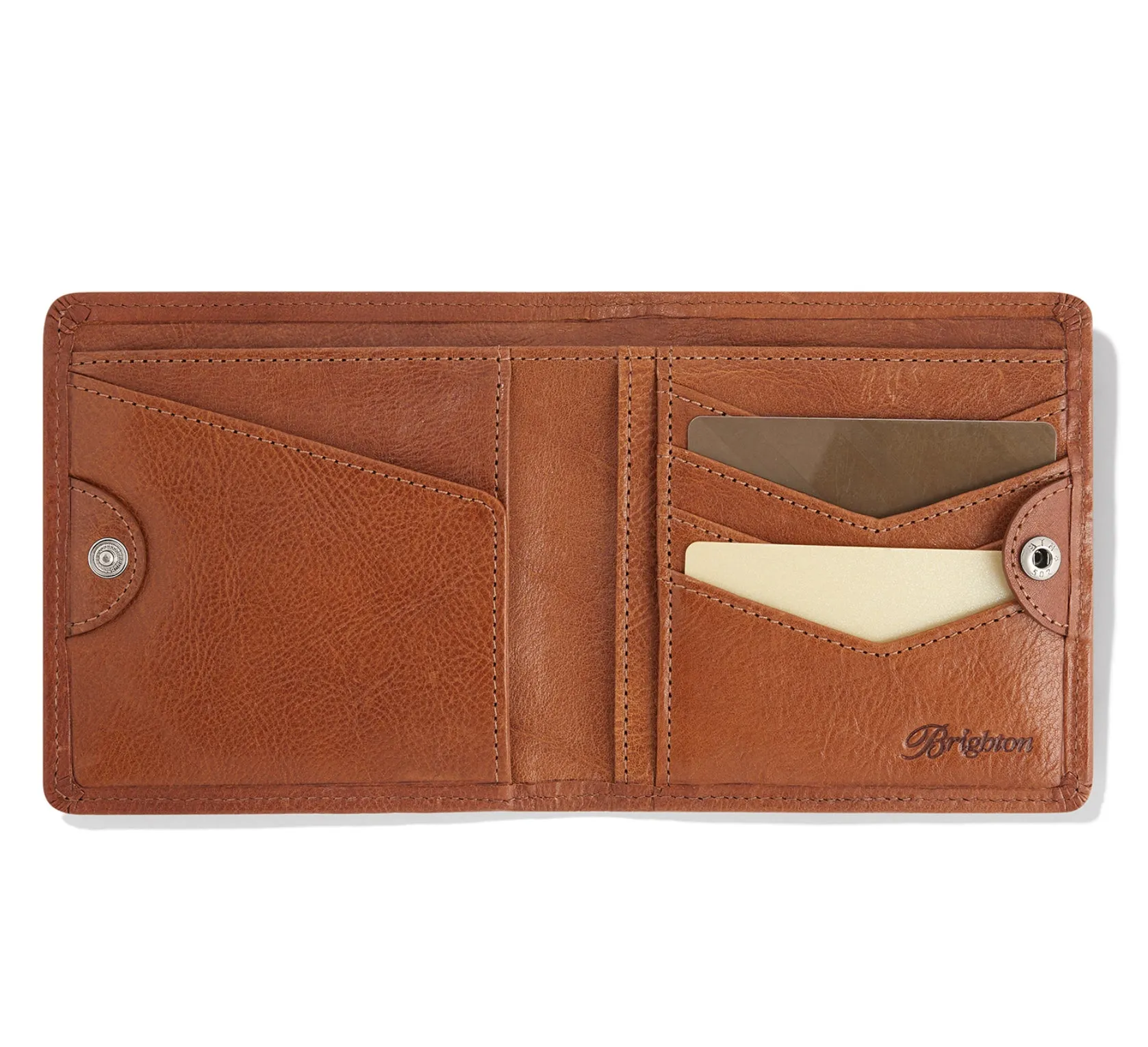 La Volta Medium Folio Wallet - Cognac