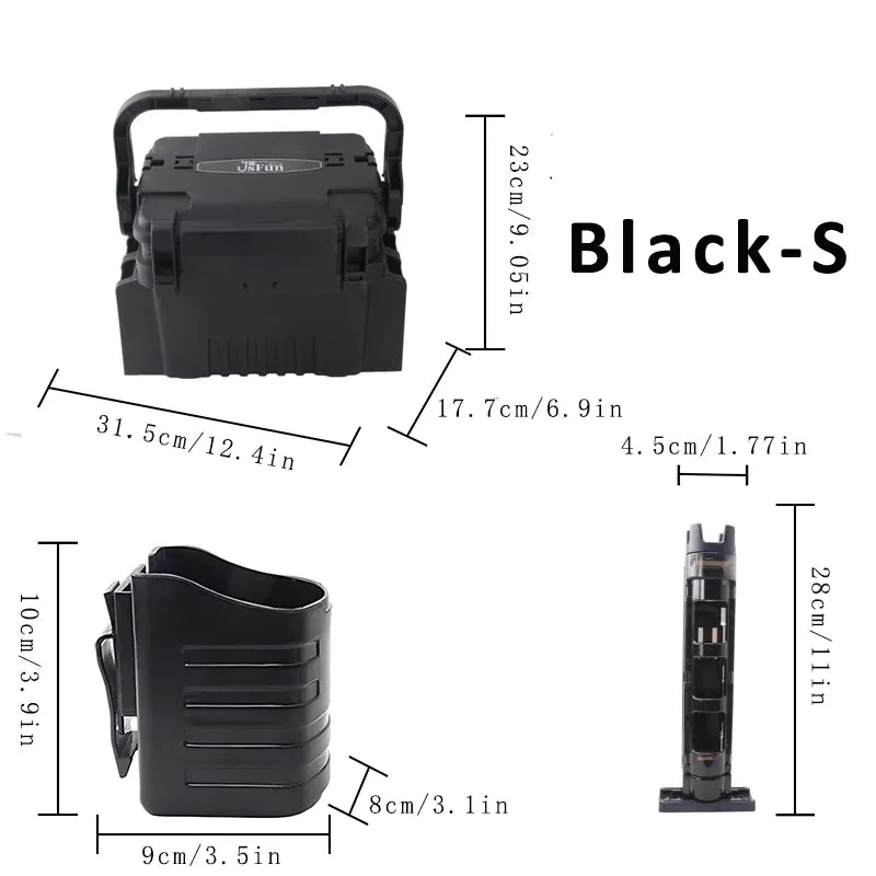 Large Fishing tackle Box Organizer Lure Live Fish Bucket Thickening Storage