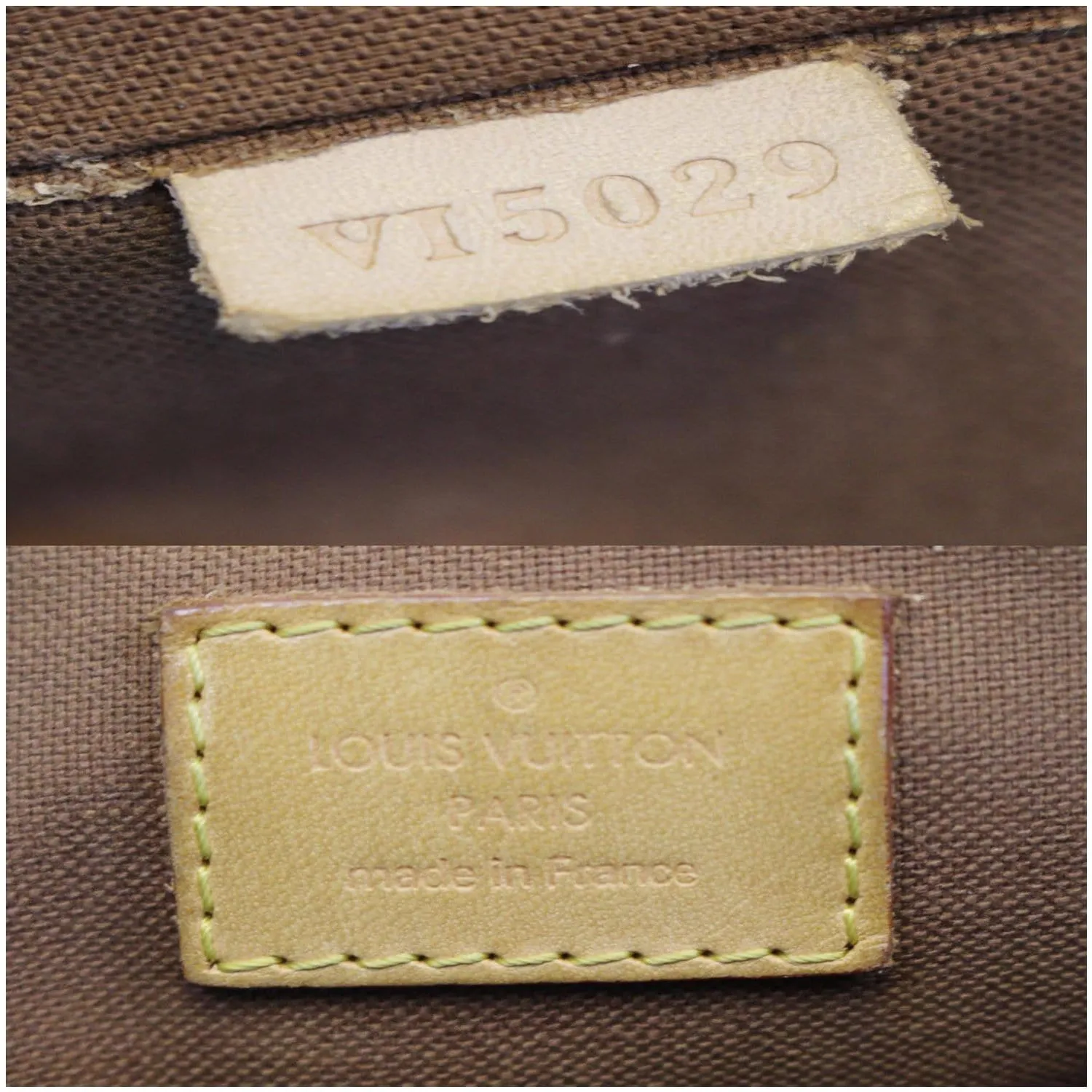 LOUIS VUITTON Palermo PM Monogram Canvas Shoulder Bag Brown